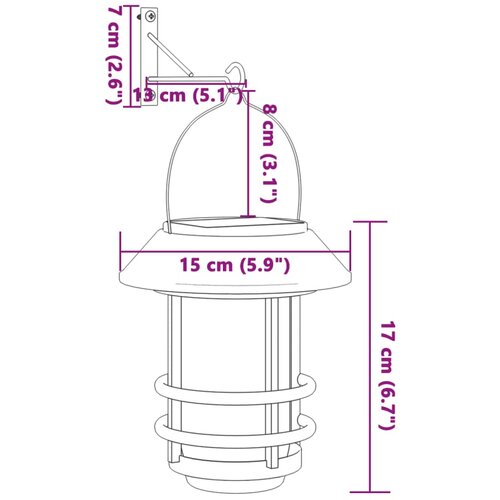  Solarne vanjske zidne svjetiljke 2 kom bijele Slike