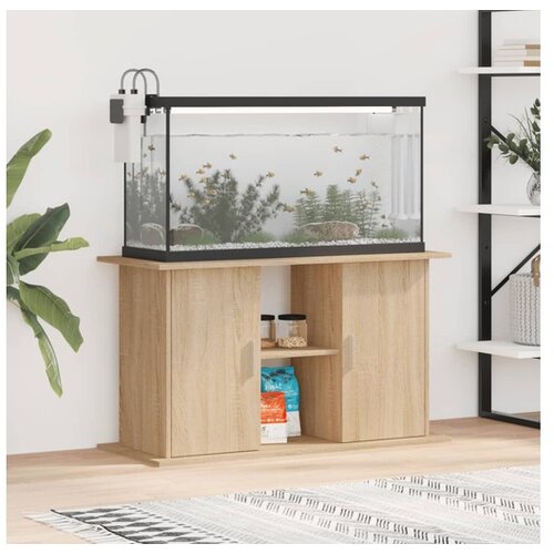 vidaXL Za akvarij boja hrasta 101x41x58 cm konstruirano drvo Cijene