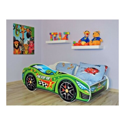 dečiji krevet 160x80cm (Trkački auto) green ( 7599 ) Slike