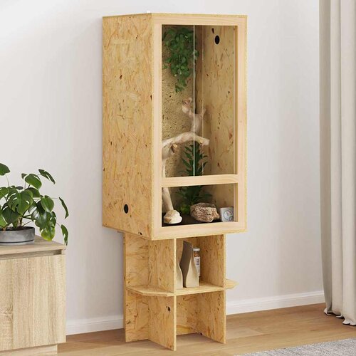  Terarij Smeđa 50 x 50 x 150 cm OSB Cene