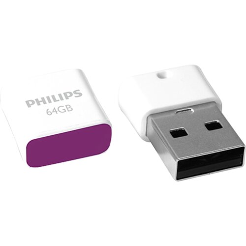Philips USB 2.0 64GB Pico Edition Magic Purple Slike