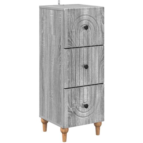  Ormar s ladicama Siva sonoma 33 x 34,5 x 90 cm Cene