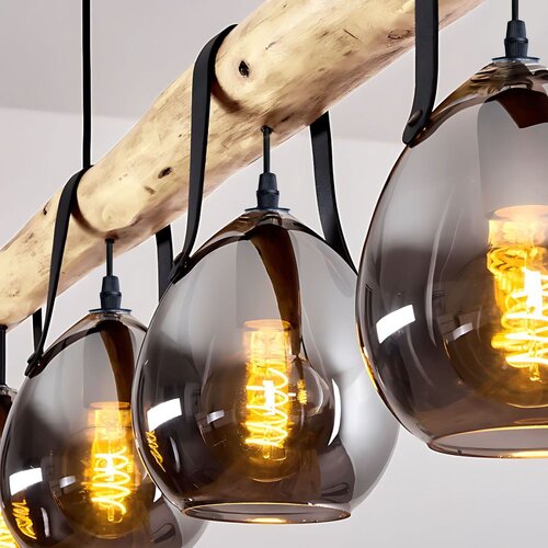 Toolight Viseća lampa APP1775-4CP WOOD GREY Slike
