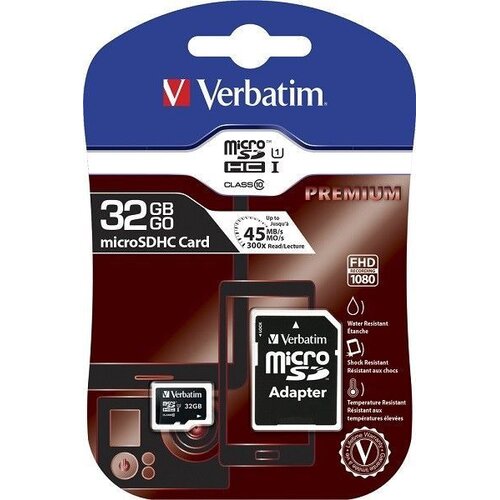 Verbatim 32GB Micro SDHC Class10 + adapter za SD slot ( MCV44083 ) Cene