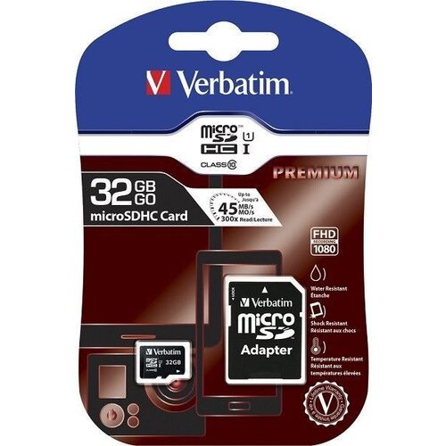 Verbatim 32GB Micro SDHC Class10 + adapter za SD slot ( MCV44083 ) Cene