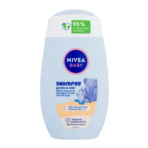 Nivea Baby Gentle & Mild Shampoo 200 ml šampon svi tipovi kose za otroke