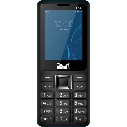 Meanit mobilni telefon 2.4"" zaslon dual sim bt fm radio crni Cene