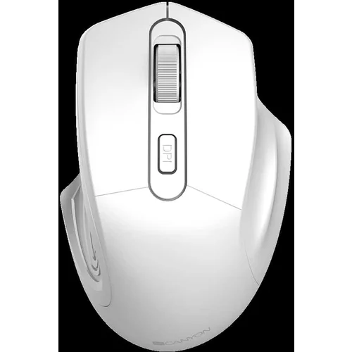 Canyon MW-15 2.4GHz Wireless Optical Mouse with 4 buttons DPI 800/1200/1600 Pearl white 115*77*38mm 0.064kg