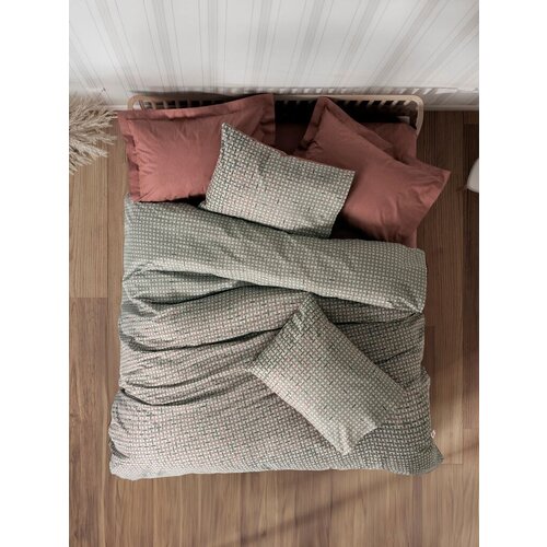 Lessentiel Maison set posteljina mote, 160x220 cm, sivi Cene