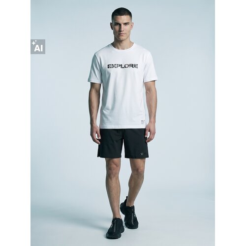Sinsay Pamučna slim fit majica kratkih rukava Active Slike
