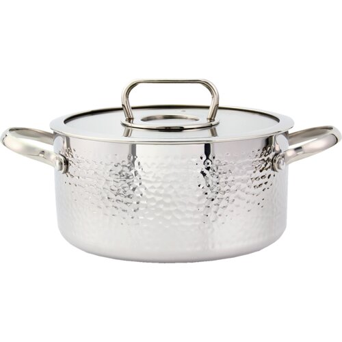 Zilan Lonec s steklenim pokrovom, 20 cm, troslojna posoda - ZLN1313 Cene
