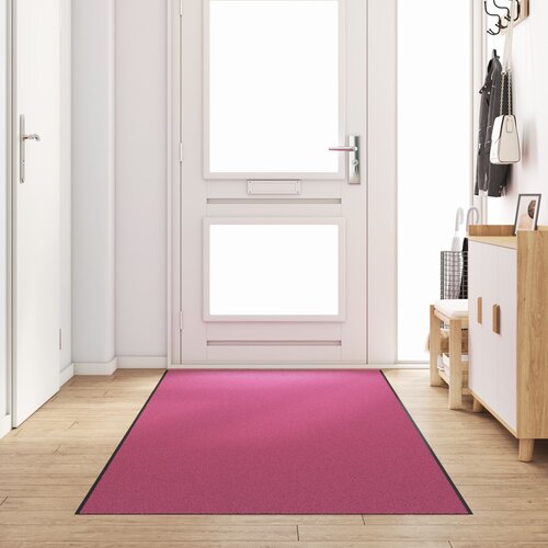 vidaXL Otirač Ružičasti, Crni Poliamid 400 x 120 x 0.9 cm Otirač Cijene