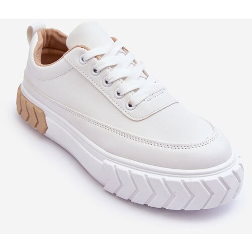 Kesi Classic sports shoes on the platform of white-beige Nannzie Slike