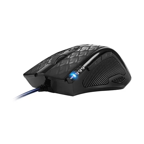  Miš SHARKOON gaming Drakonia Mouse LAS U, laserski, black, 8200 dpi, 11 buttons, USB
