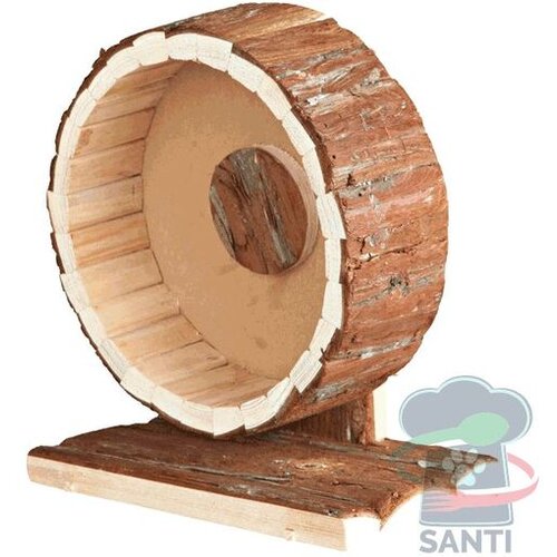 Trixie Vadbeno kolo za glodavce Natural Living 20 cm les Slike