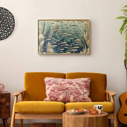  Plakat - Oceanic Nature 30x21 Zlatni okvir Slike