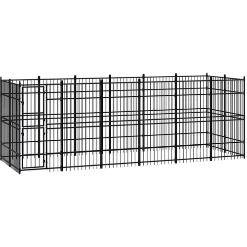  vanjski kavez za pse čelični 11,06 m²