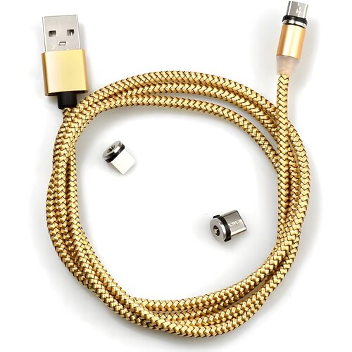  USB punjački kabel 3u1 s magnetskim konektorima - Zlatna KP30705 Slike