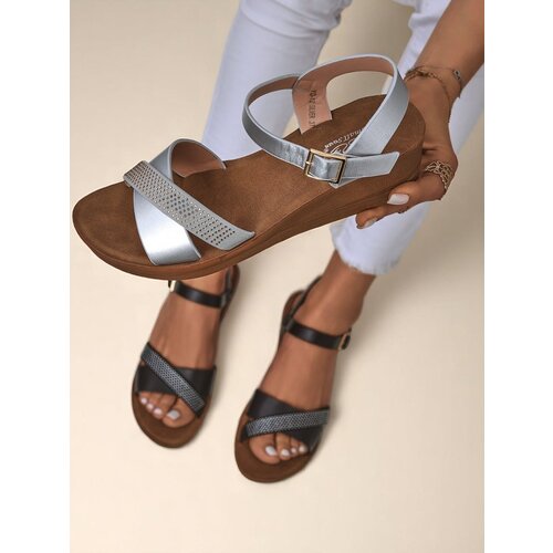 Resti Royal Fashion Women's Rhinestone Wedge Sandals Allona Cijene
