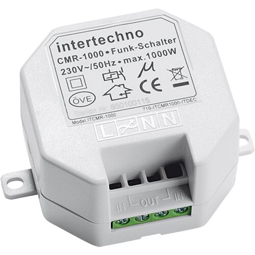 INTERTECHNO Radijsko vgradno stikalo Intertechno CMR-1000 (1.000 W, domet: 30 m) Cene