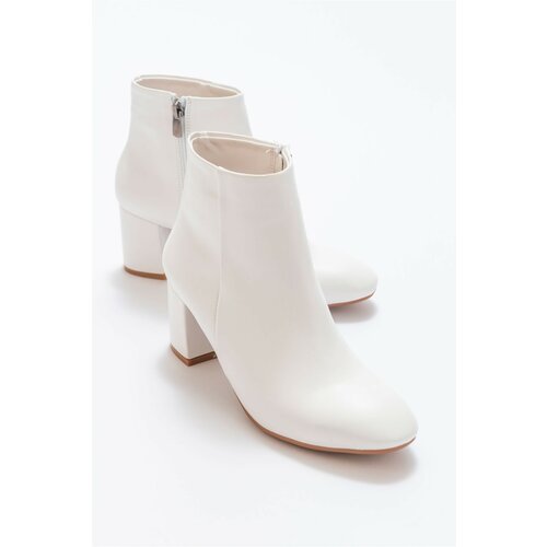 LuviShoes Alva Women's Boots with White Skin Slike