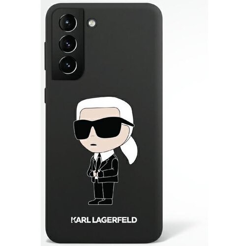 Karl Lagerfeld Ovitek za Samsung Galaxy S23 Plus &ndash; Black Silicone Ikonik, (20453701) Cene