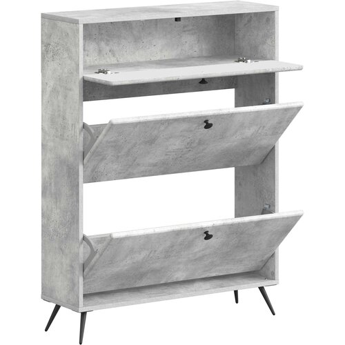  Ormar za cipele BREDA 78 x 24 x 103 cm Konstruirano drvo Slike