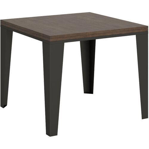 Itamoby   Flame Libra (90x90/180 cm) - oreh, barva nog: antracit - preklopna jedilna miza, (20841936) Cene