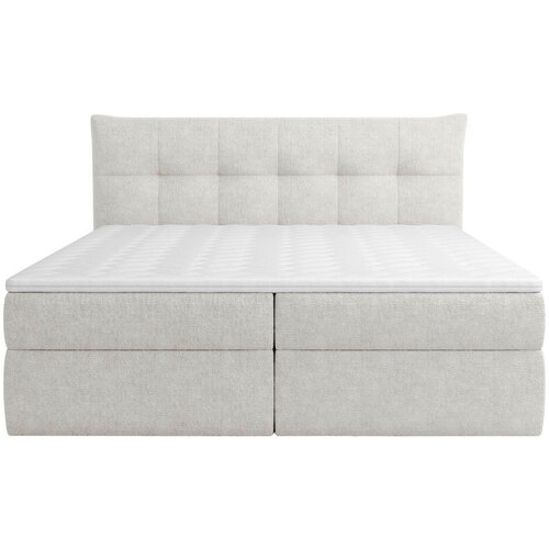 Boxxx POSTELJA Z VZMETNICO 180 cm x 200 cm , tekstil bela Slike