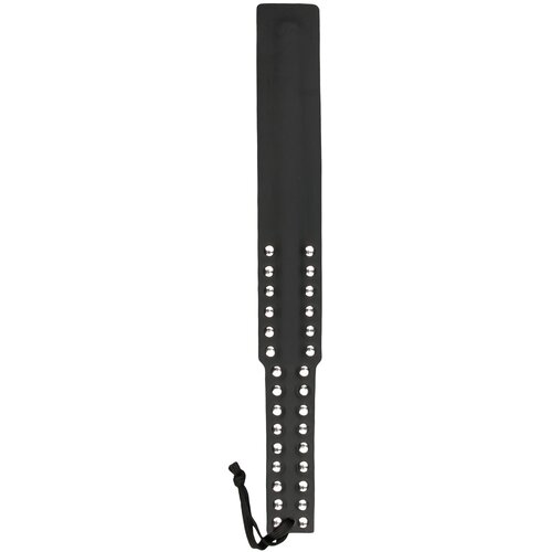 Easytoys Fetish Collection Long Leather Paddle - Studded Cene