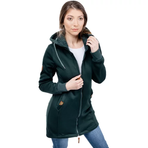 Glano Women's Stretched Sweatshirt - dark green