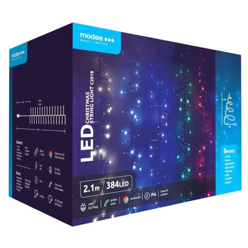  Lampice za jelku sa 384 vi&amp;scaron;ebojnih LED dioda Slike
