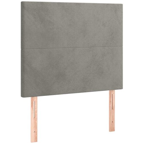 Box spring krevet s madracem svjetlosivi 100x200 cm bar&amp;scaron;unasti Slike