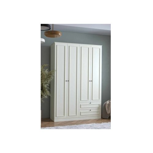 Hanah home Ormar Mira 210, 140 x 210 x 54 cm, Bijela Slike