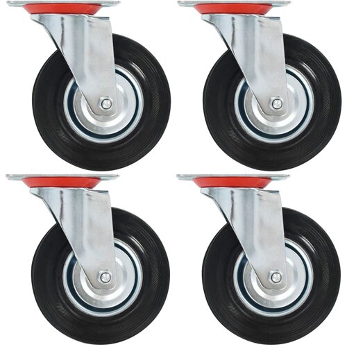 vidaXL gibljiva kolesa 4 kosi 125 mm Cene