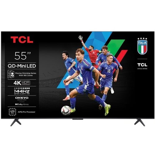 Tcl Televizor 55C6K, 55", QD-MiniLED, 4K UHD, Smart, Crni Cene