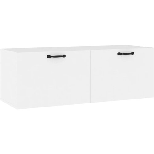 vidaXL stenska omarica bela 100x36,5x35 cm inženirski les, (20716343) Cene