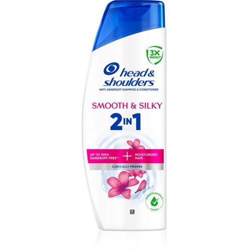 Head & Shoulders Smooth & Silky 2in1 &scaron;ampon i regenerator protiv peruti 400 ml Cijene