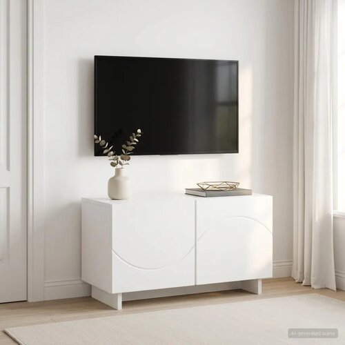  TV stalak 60 x 34.5 x 40 cm Bijela Konstruirano drvo - Bijela 60 x 34.5 x 40 cm Cijene