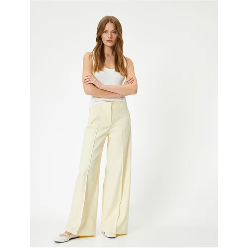 Koton Palazzo Trousers Wide Leg Normal Waist