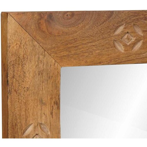  Zrcalo za kupaonicu Pravokutni Svijetlosmeđa 50 x 2,5 x 70 cm Slike