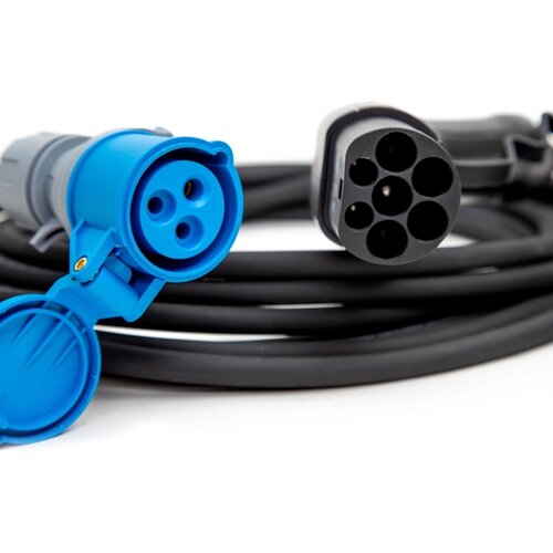  Punjački kabel za električne kamp-prikolice i autodomove, Tip 2, 7 m, 3,6 kW, 16 A Slike