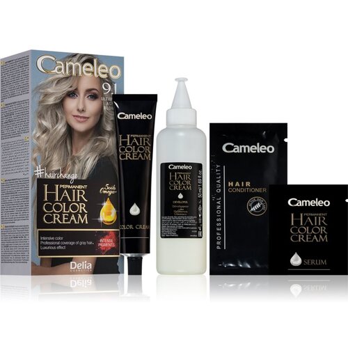 Delia Cosmetics Cameleo Omega permanentna barva za lase odtenek 9.1 Ultimate Ash Blonde Cene