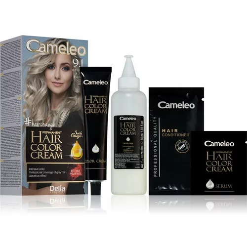 Delia Cosmetics Cameleo Omega trajna boja za kosu nijansa 9.1 Ultimate Ash Blonde