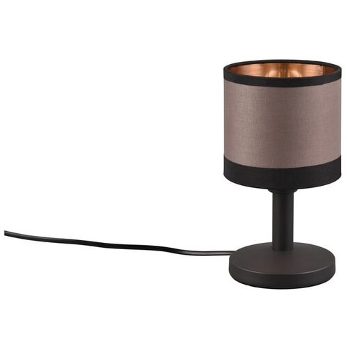 Tri O Crna/smeđa stolna lampa (visina 22 cm) Davos – Cijene
