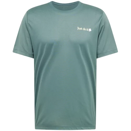 Nike Tehnička sportska majica svijetložuta / zelena / bijela