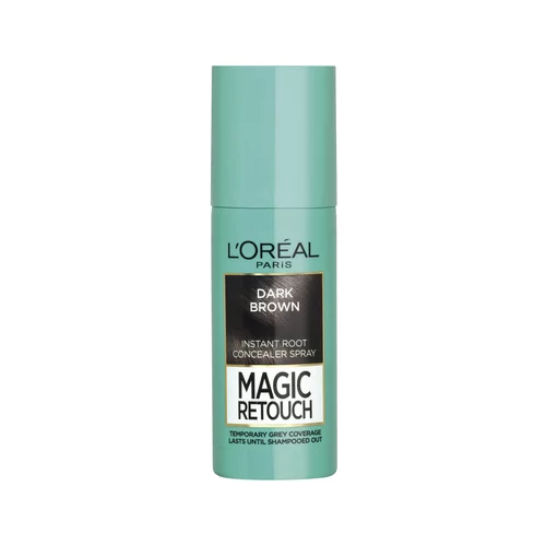 L´Oréal Paris magic retouch instant root concealer spray sprej za pokrivanje narastka kose 75 ml nijansa dark brown