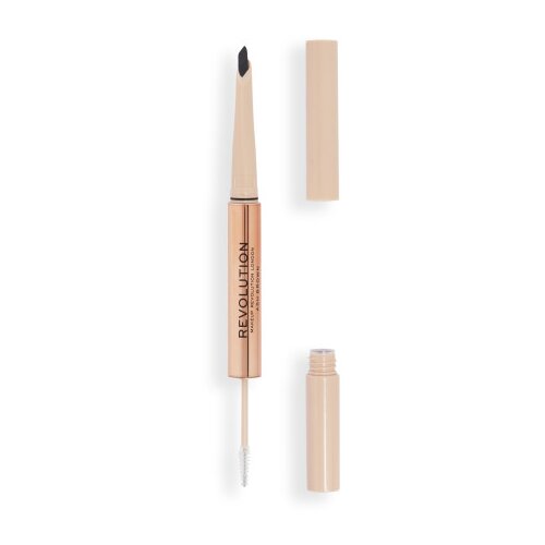Revolution izdelek za definicijo obrvi - Fluffy Brow Filter Duo - Ash Brown Cene