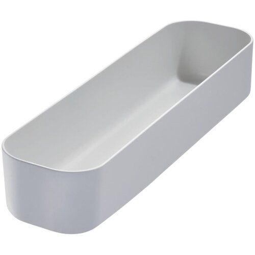 IDesign Siva &amp;scaron;katla za shranjevanje Eco Bin, 36,58 x 9,14 cm Slike