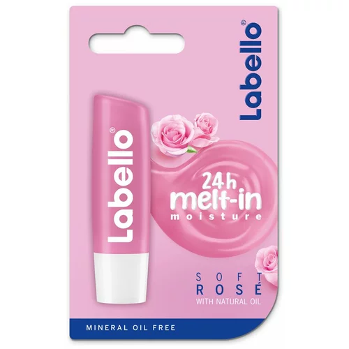 Labello Soft Rose obarvan balzam za ustnice 5,5 ml